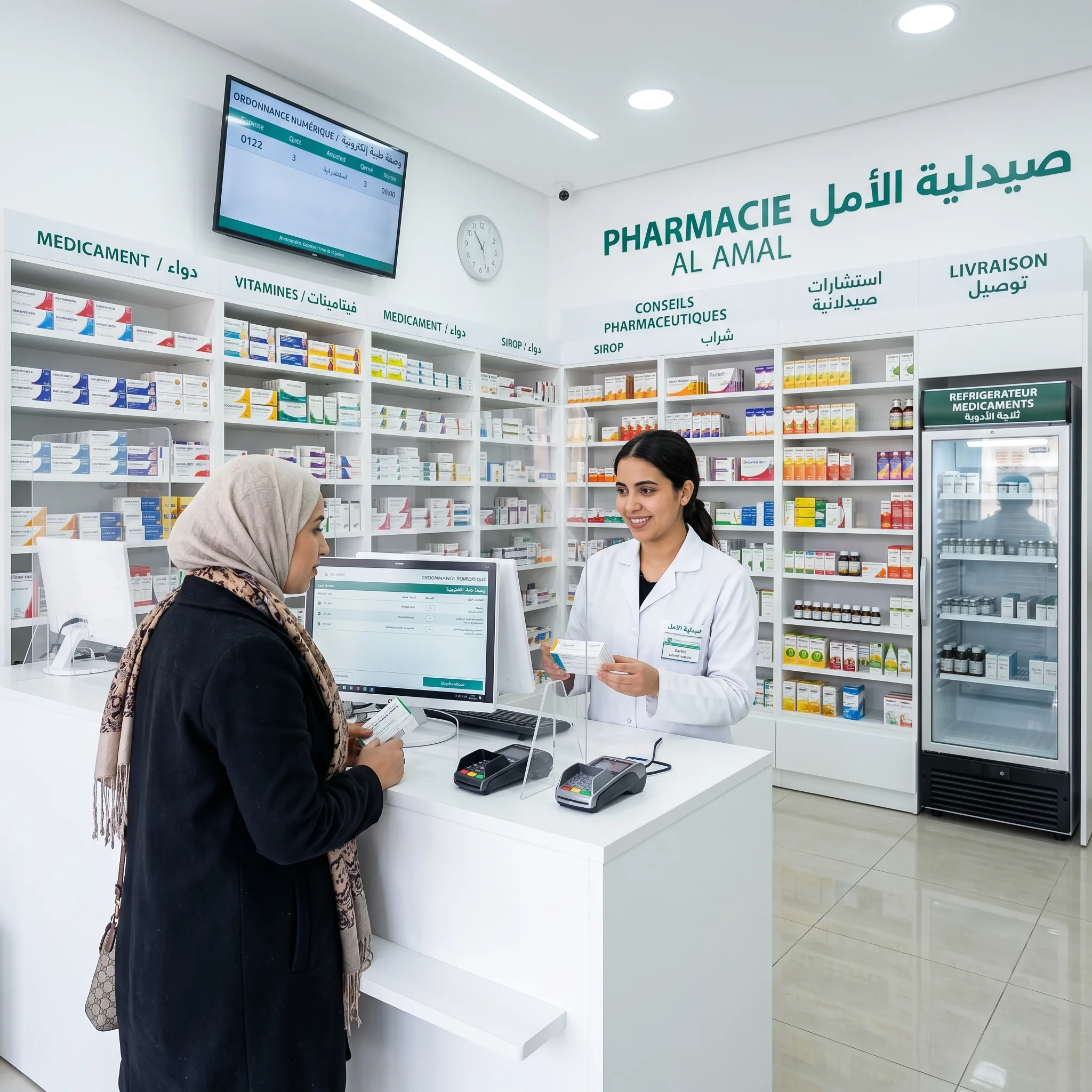 صيدلية داخل إقامة مجموعة الضحى